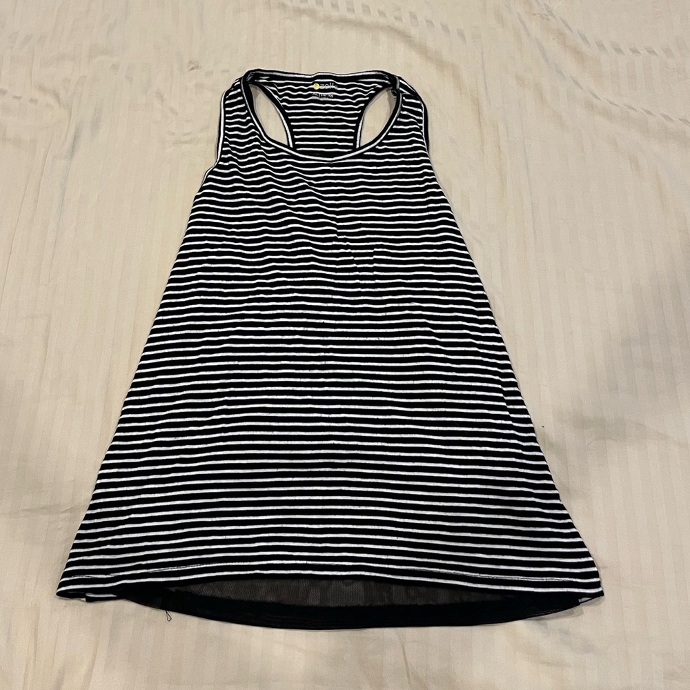 Zella black and white Tank!